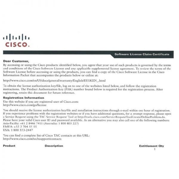 Cisco LIC-SX80-MS