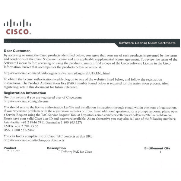 Cisco SL-4350-UC-K9