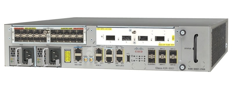 ASR-9001 with Installed Modules
