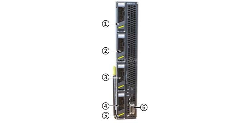the front panel of Huawei E6000 BH620 V2 SERVER