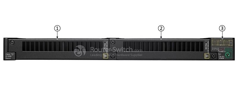 Cisco IE5000 Switch Rear View