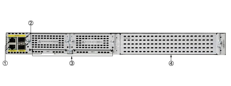 CISCO ISR4331-SEC/K9 Back Panel