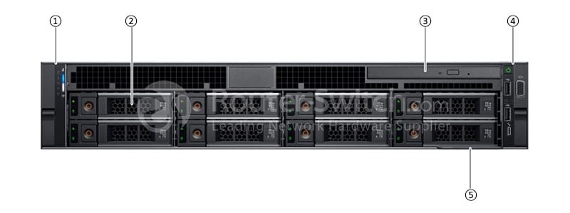 Dell R540 8LFF front view