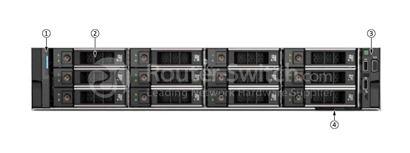 Dell R740xd 12LFF appearance