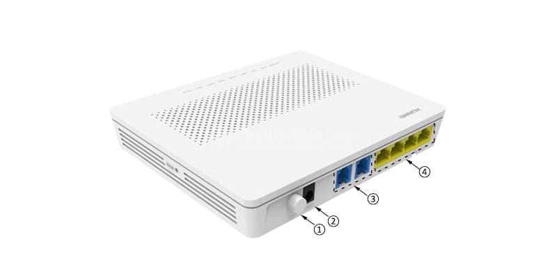 Huawei ONT HG8240H Ports