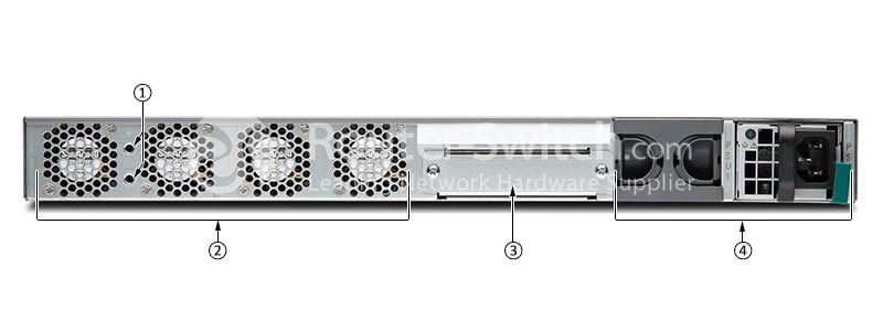 Juniper SRX1500-AC Rear View