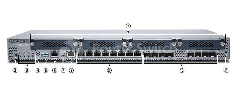 Juniper SRX345 Front View