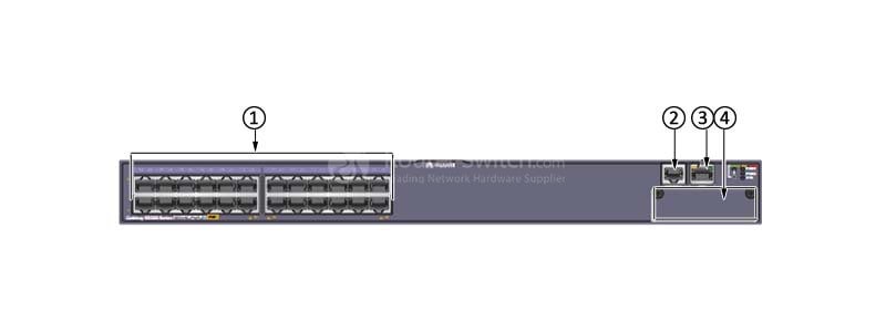the back panel of LS-S5328C-PWR-EI