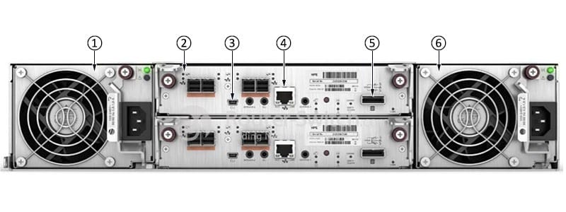MSA 2050 Back View