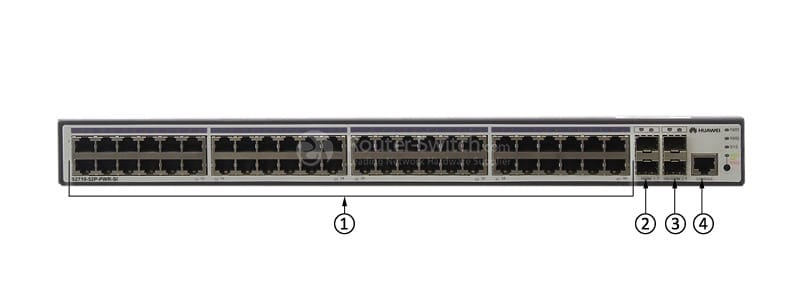 S2710-52P-PWR-SI Front Panel