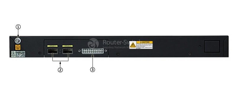S5720-32P-EI-AC Back Panel