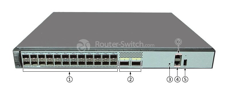 S6720S-26Q-SI-24S-AC Front Panel