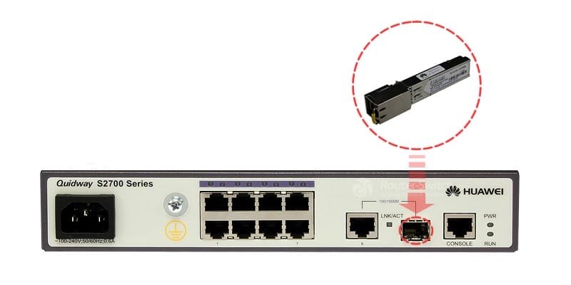 SFP-1000BaseT in switch