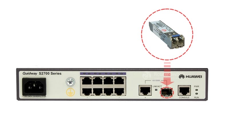 SFP-FE-SX-MM1310 in switch