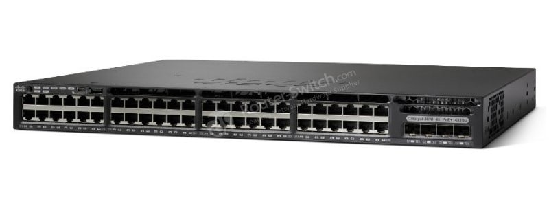 WS-C3650-48PQ-L Front Panel