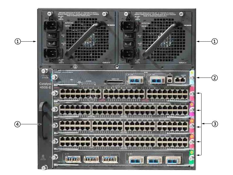 WS-C4506-E Front View