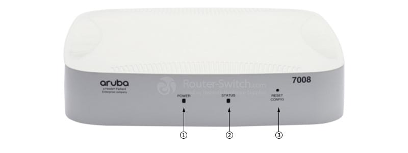 HPE Aruba 7008 Controller Front